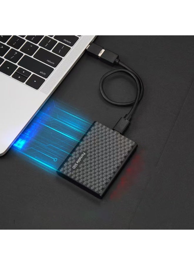 4TB المحمولة الخارجية فرقة ، 4000GB USB 3.1 عالية السرعة نقل البيانات ، ودعم تخزين البيانات ونقلها إلى الكمبيوتر النسخ الاحتياطي محرك الأقراص ، ومناسبة لأجهزة الكمبيوتر ، أجهزة الكمبيوتر المحمولة ، والهواتف المحمولة ، مثل الناقل التسلسلي العام جيم مصغرة المحمولة الخارجية محرك الحالة الصلبة - Image 4